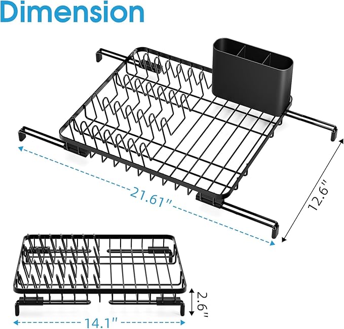 Over The Sink Dish Drying Rack, in Sink Dish Rack - Image 6