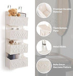ANTIS'S HOME Nursery Over The Door Organizer Boho Decor Nursery Storage - Image 2