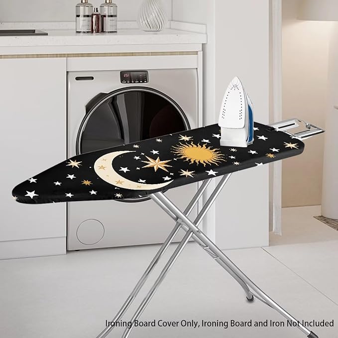Moon Ironing Board Cover and Pad Stretch 15 x 54 Thick Padding - Image 2