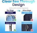 Clear Garment Bags for Clothes Storage - Image 7