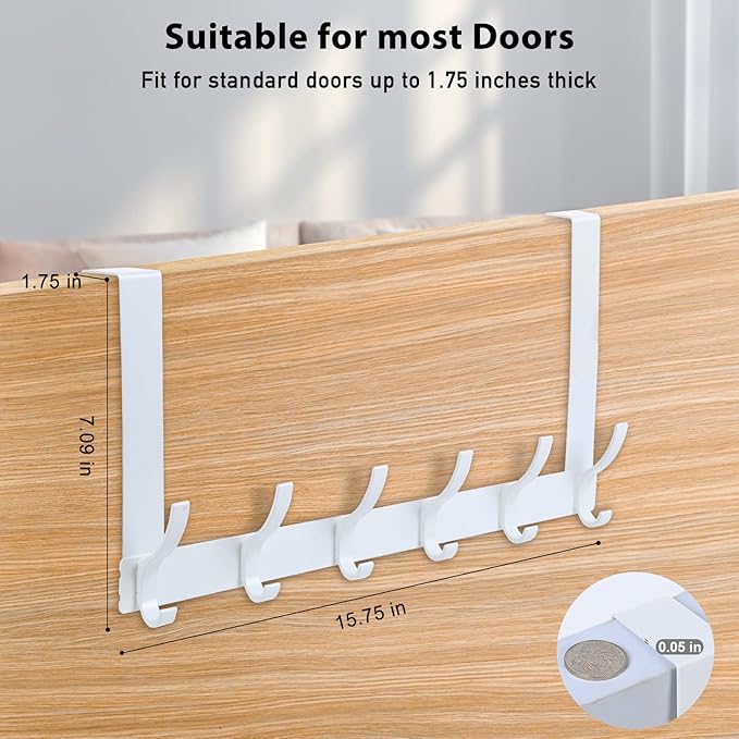 Over The Door Hooks, Door Hanger Hooks - Image 6