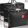 2Pack 105L Extra Large Blanket Comforter Storage Bags, Foldable Storage Bags by Eunhdet