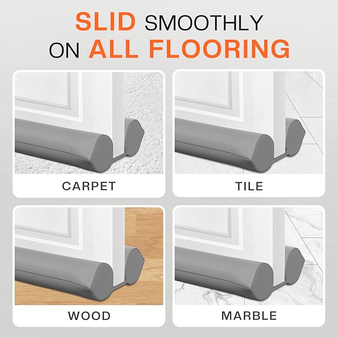 2 Pack Under Door Draft Stopper - Image 8