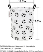 QUEENLALA Large Storage Basket, Laundry Hamper/Bathroom/Home Decor/Collapsible - Image 2