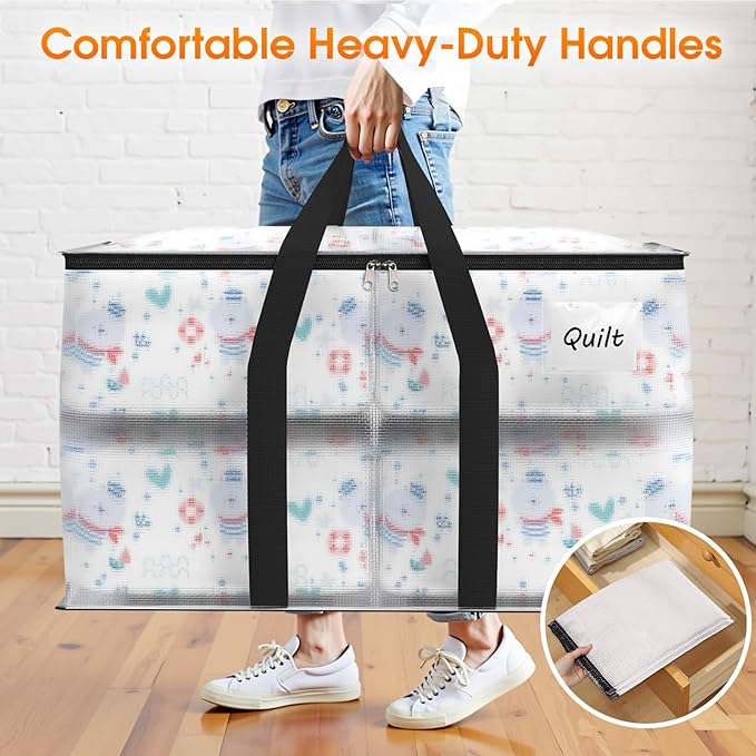 Fab totes Moving Bags Extra Heavy Duty Oversized Storage Bags - Image 3