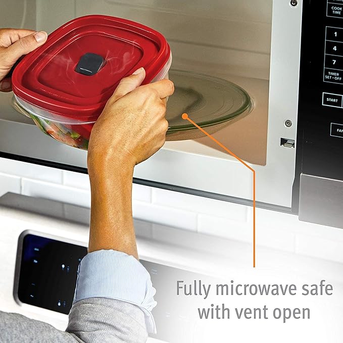 Rubbermaid 2030328 Easy Find Vented Lid Food Storage Container - Image 3
