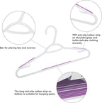 30 Pack Bendable Plastic Hangers Light-Weight Non-Slip Clothes/Suit Hangers - Image 4