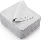 100 Pack Microfiber Glasses Cleaning Cloth, Ultra Soft Eyeglasses Wipe Suede by Eorbow