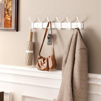 White Coat Rack Wall Mount - Image 3