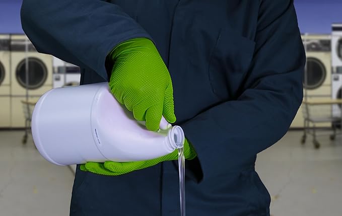GLOVEWORKS HD Green Gloves, 8 Mil Nitrile Disposable Heavy Duty Raised Diamond - Image 8