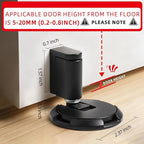 Windproof Door Stopper Indoor Heavy Duty Floor Door Stop Keep Door Open - Image 2