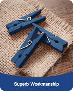 Mini Clothes Pins Wooden Colored Small Clothespins - Image 8