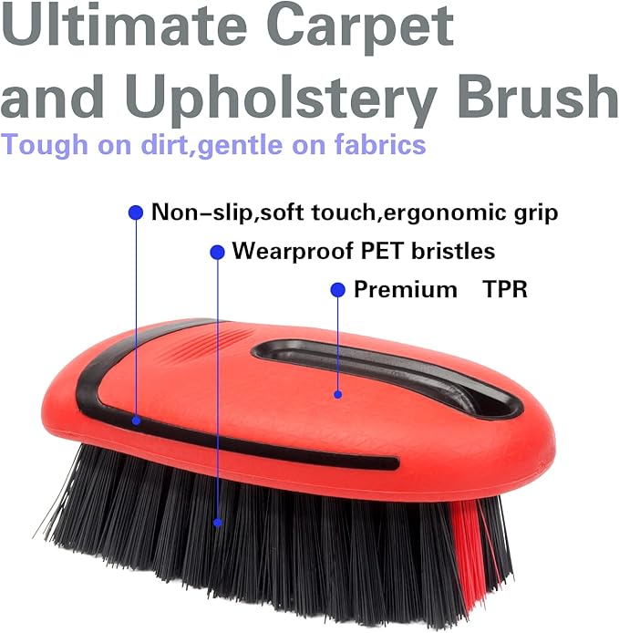 Carpet and Interior Cleaning Brushes, car wash Brush, Carpet Washing Brushes - Image 3