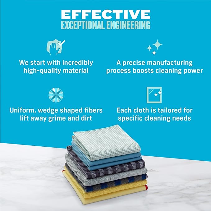 E-Cloth Home Cleaning Set, Premium Microfiber Cleaning Cloth, Household - Image 6