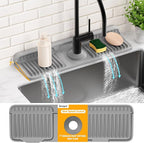 17.7'' Faucet Mat for Kitchen Sink Splash Guard Folding Kitchen Sink Faucet Mat - Image 9