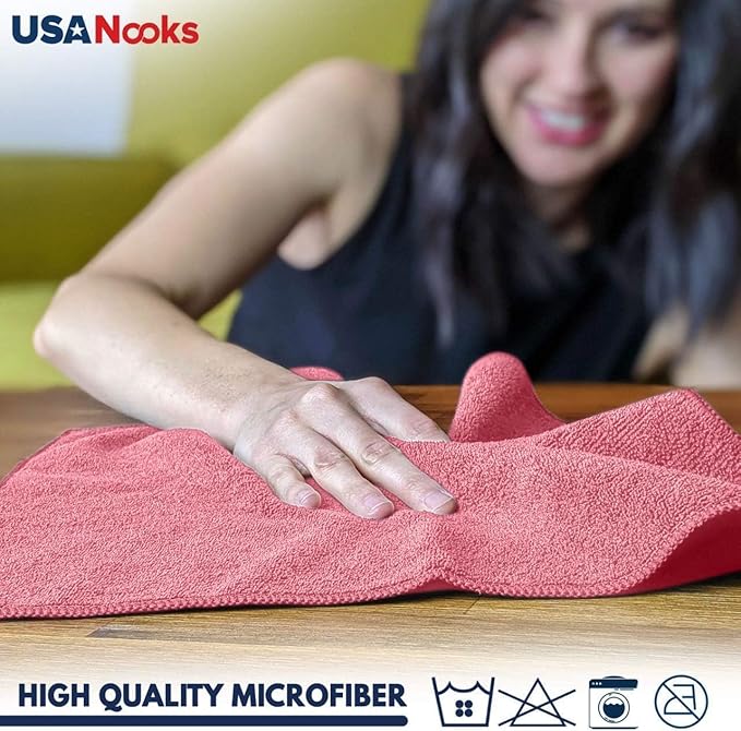 USANOOKS Premium 300GSM Microfiber Cleaning Cloth - Image 3