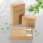 Bamboo Cotton Swabs With Wooden Sticks - Image 6