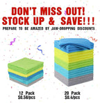 HOMEXCEL Microfiber Cleaning Cloths, 20 Pack Cleaning Rags - Image 5
