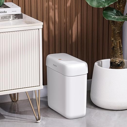 JOYBOS Bathroom Trash Can with Lid, 3 Gallon Small Garbage Can, 10L Dogproof - Image 5