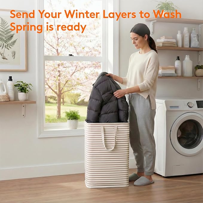 Lifewit 2 Pack Laundry Hamper Large Collapsible Laundry Baskets, Freestanding - Image 2