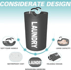 StorageRight 90L Large Laundry Basket, Laundry Hamper, Dirty Clothes Hamper - Image 4