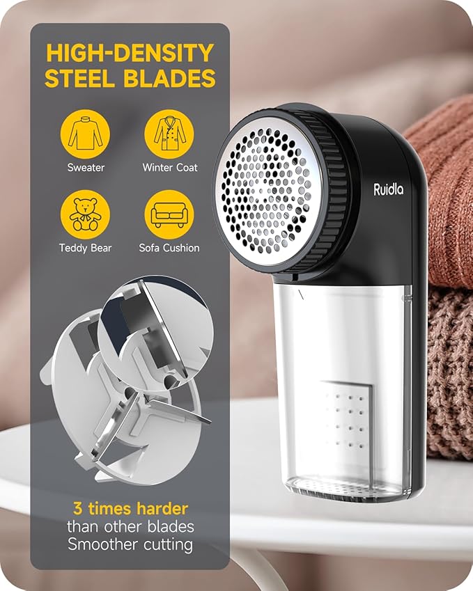 Fabric Shaver Lint Remover, Sweater Shaver to Remove Pilling, Lint Shaver - Image 5