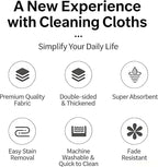 Fish Scale Microfiber Cleaning Cloth Steak Free Glass Window, Windshield - Image 8
