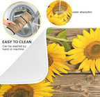 Super Absorbent Dish Drying Mat, Microfiber Fast-Drying Dish Mat, Kitchen Dish - Image 2