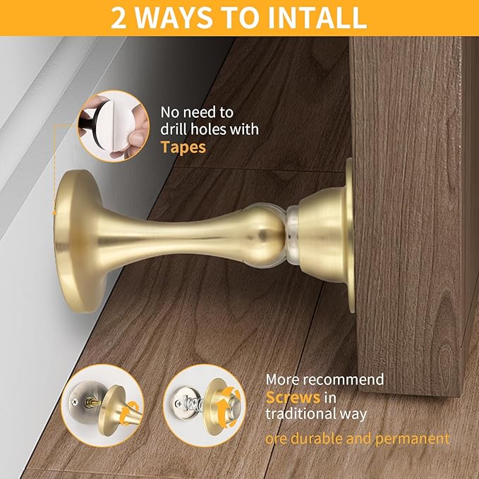 Bak Bo Magnetic Door Stopper, Strong Magnetic Door Holder Keep Door Open - Image 3