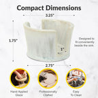 Elevated Lifestyle Ceramic Sponge Holder – Sink Caddy Organizer, Decorative - Image 3