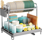 2-Tier Dish Drying Rack - Image 3