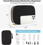 Electronics Organizer Travel Case, Charger Bag Cord Organizer Travel, Compact - Image 4