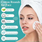 Maxcheck 2000 Pcs Cotton Rounds Bulk Exfoliating Rounds - Image 4