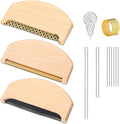 LemonRoad 3 Pcs Wooden Lint Comb Cashmere Comb 3 Styles Manual Fabric Shaver by Unknown