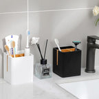 rejomiik Toothbrush Holders for Bathrooms Countertop, 3 Slots Electric Tooth - Image 2