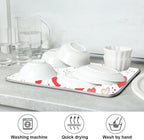 Happy Valentine’s Day Dish Drying Mat - Image 7