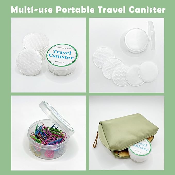 TL Care Cotton Rounds with Travel Canister - Image 4