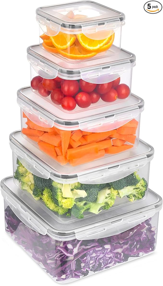 5pc Food Storage Containers by Unknown