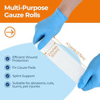 Gauze Rolls Bandages 2" x 4.1yds, Conforming Stretch Gauze Bandage 6 Inch - Image 4
