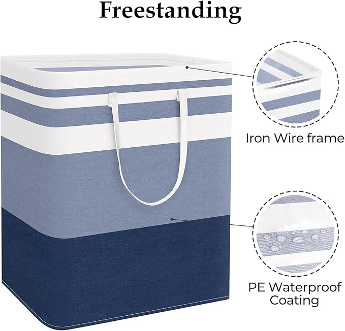 StorageRight Laundry Basket Hamper Large Collapsible Laundry Hamper - Image 4