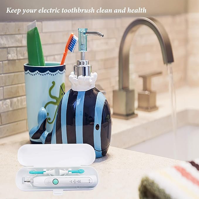 2 Pcs Electric Toothbrush Travel Case, Portable Toothbrush Holder - Image 4