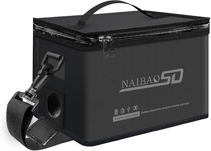 Fireproof Explosionproof Lipo Battery Bag by NAIBAOSD