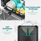 MERRYBOX Dish Racks for Kitchen Counter, 2025 Upgrade Large Sink Dish Drying - Image 7
