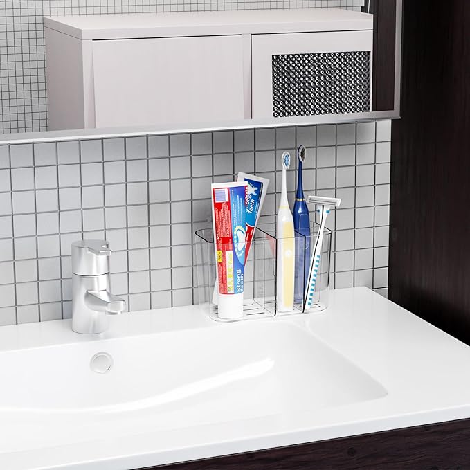 Electric Toothbrush Holder for Bathroom Countertop and Wall Mounted - Image 7