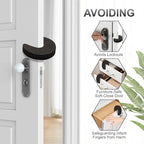 8 Pcs Multifunctional Door Slam Stopper and Door Pinch Guard, Stylish Finger - Image 5
