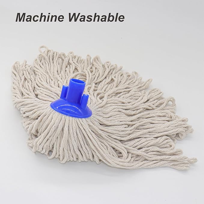 Cotton String Screw on Mop Replacement Head Compatible - Image 4