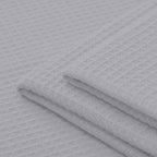 Encasa XO Kitchen Dish Towels Set | Light Grey | Waffle Weave and Flat Hand Tea - Image 7