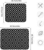 Super Absorbent Dish Drying Mat, Microfiber Fast-Drying Dish Mat, Kitchen Dish - Image 3