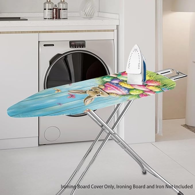 Butterfly and Easter Eggs Rabbit Iron Board Cover - Image 2
