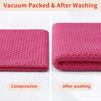 Homaxy 100% Cotton Waffle Weave Kitchen Dish Cloths, Ultra Soft Absorbent Quick - Image 8